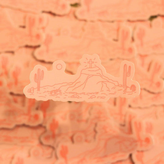 Up On This Rock Sticker