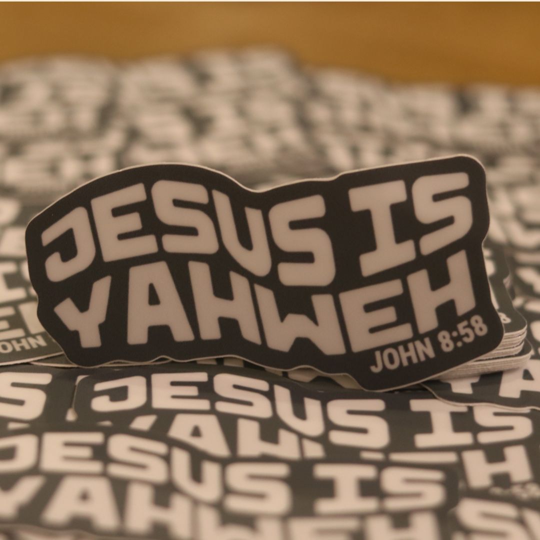 Jesus is Yahweh Sticker