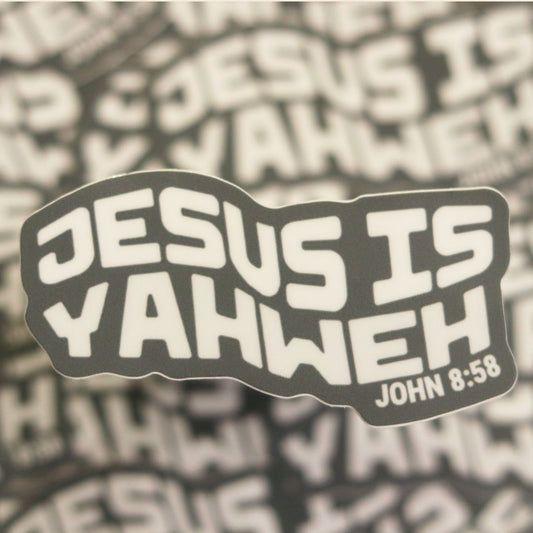 Jesus is Yahweh Sticker