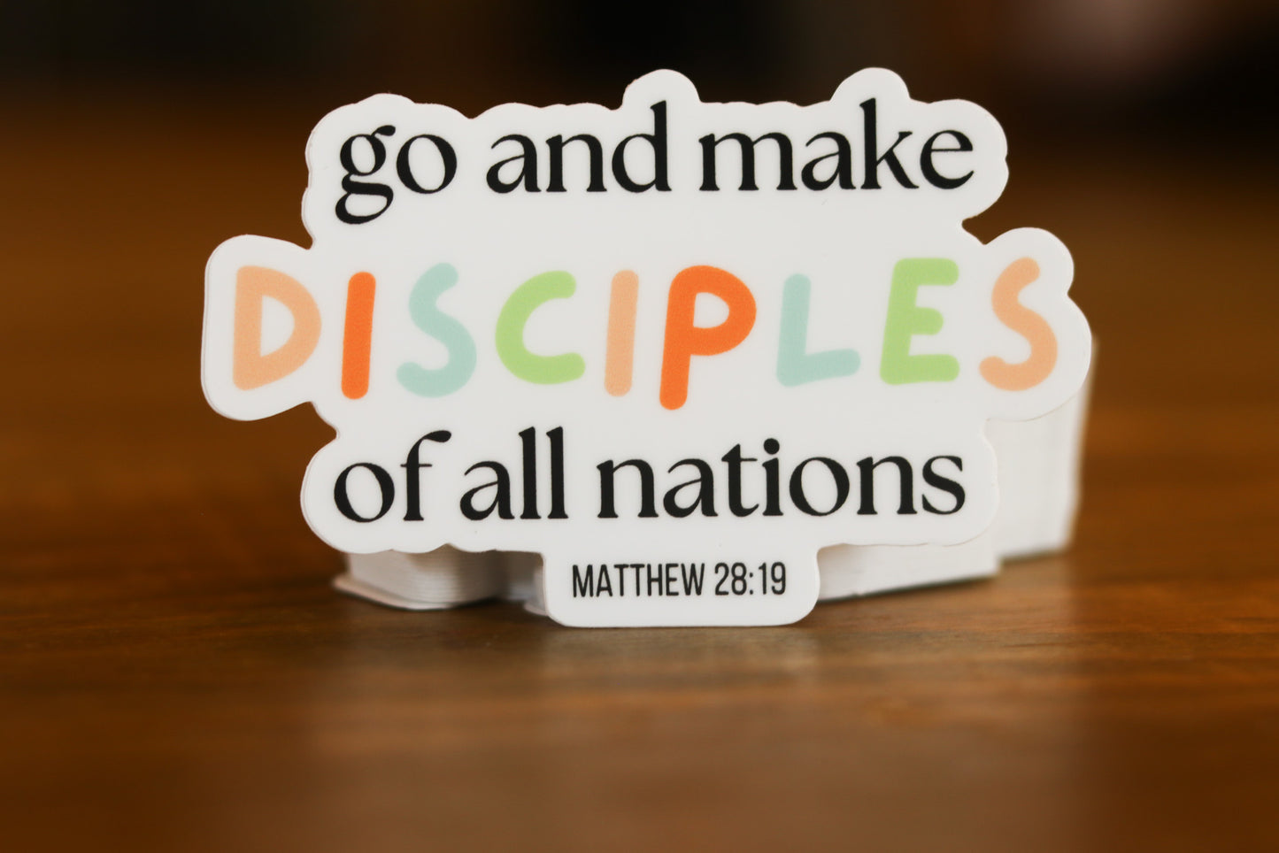 Matthew 28:19 Sticker