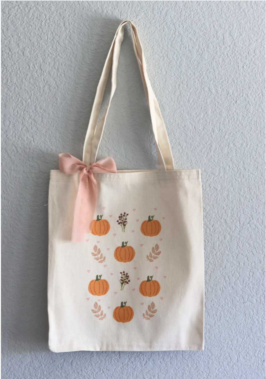 Pumpkin Fall Tote Bag