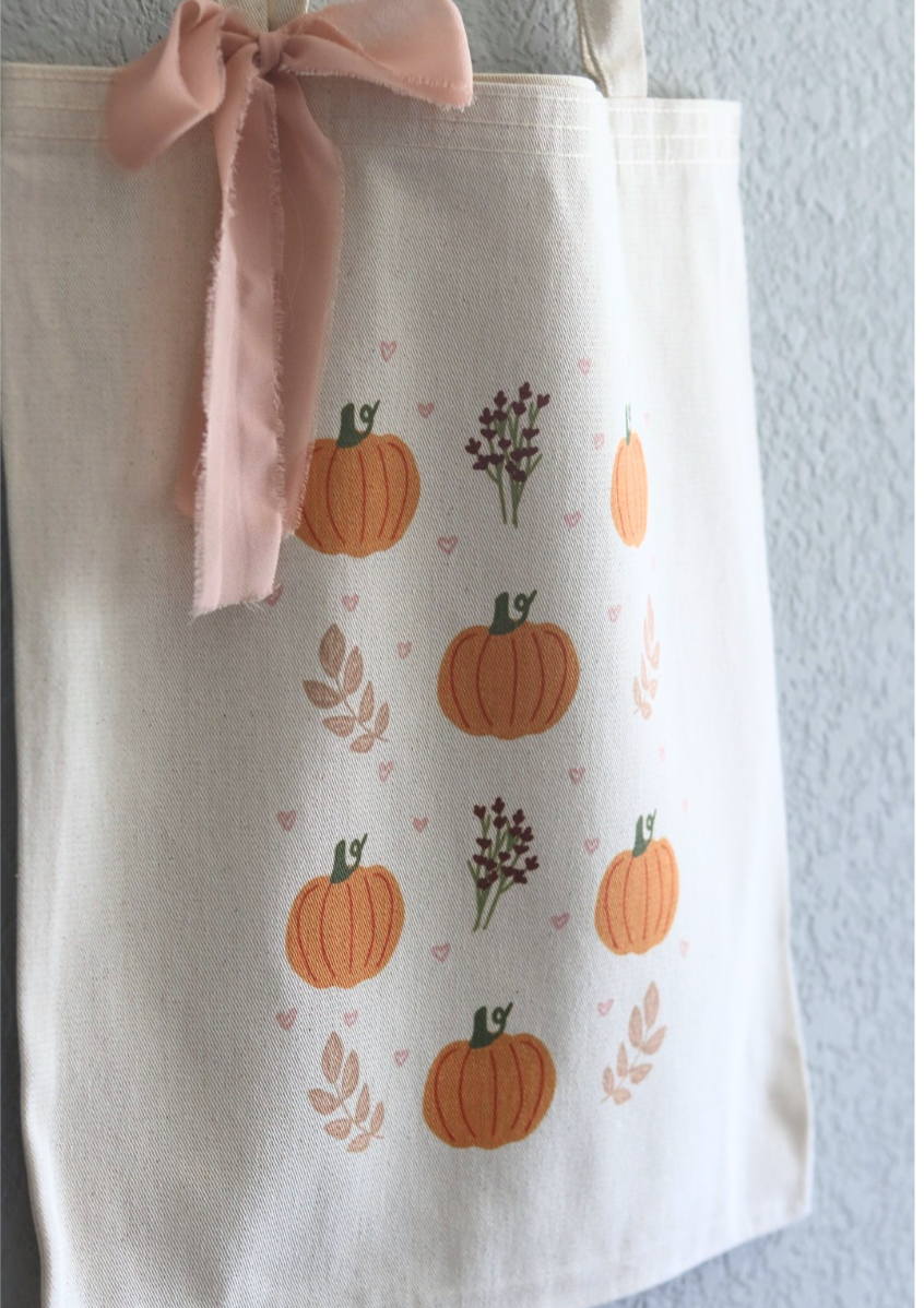 Pumpkin Fall Tote Bag